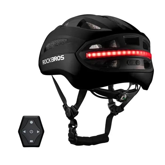 ROCKBROS Steering Remote Smart Riding Helmet with Bike Headlight and Tail Light GlowGuard ROCKBROS Steering Remote Smart Riding Helmet with Bike Headlight and Tail Light GlowGuard