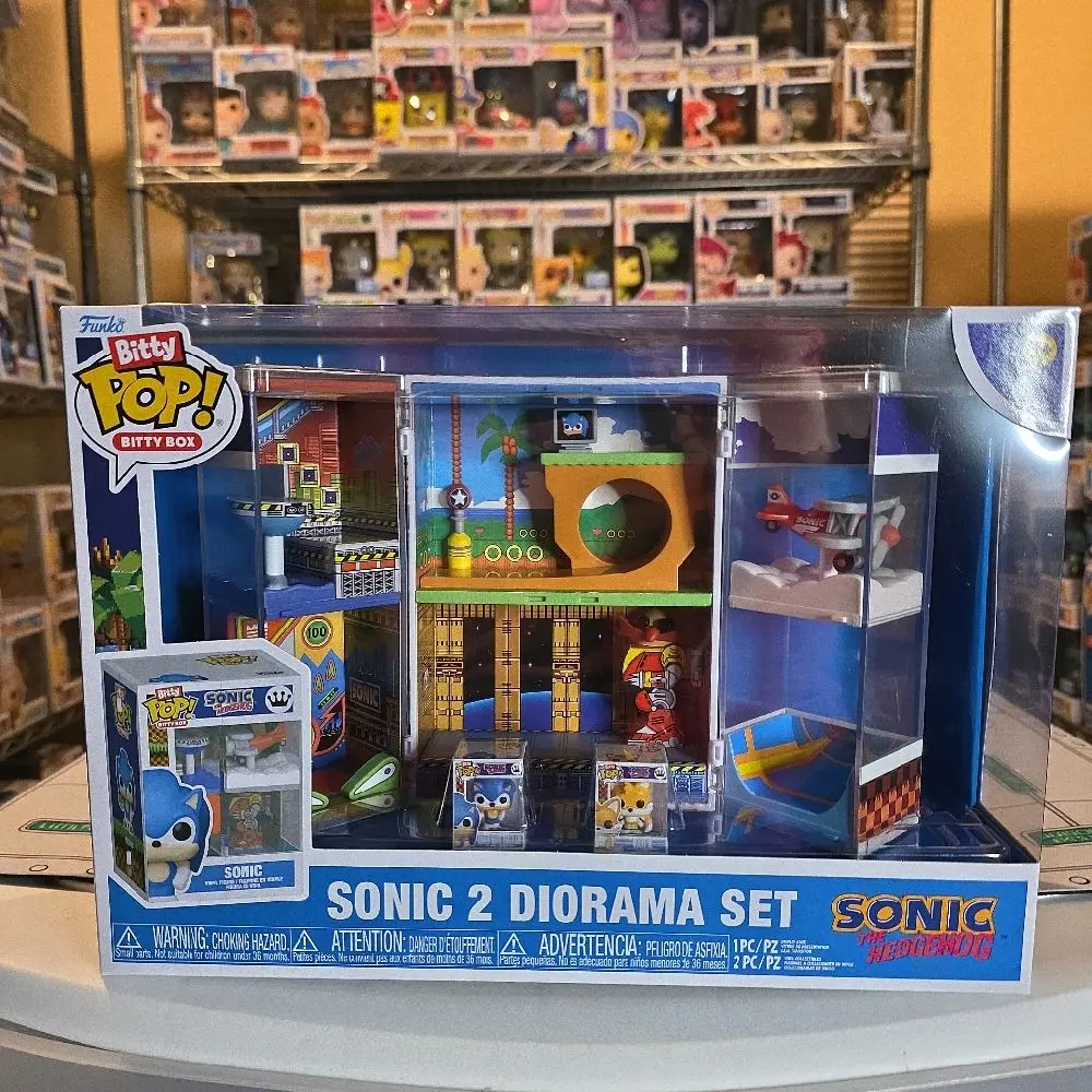 Funko Pop Bitty Box Sonic The Hedgehog 2 Diorama Set