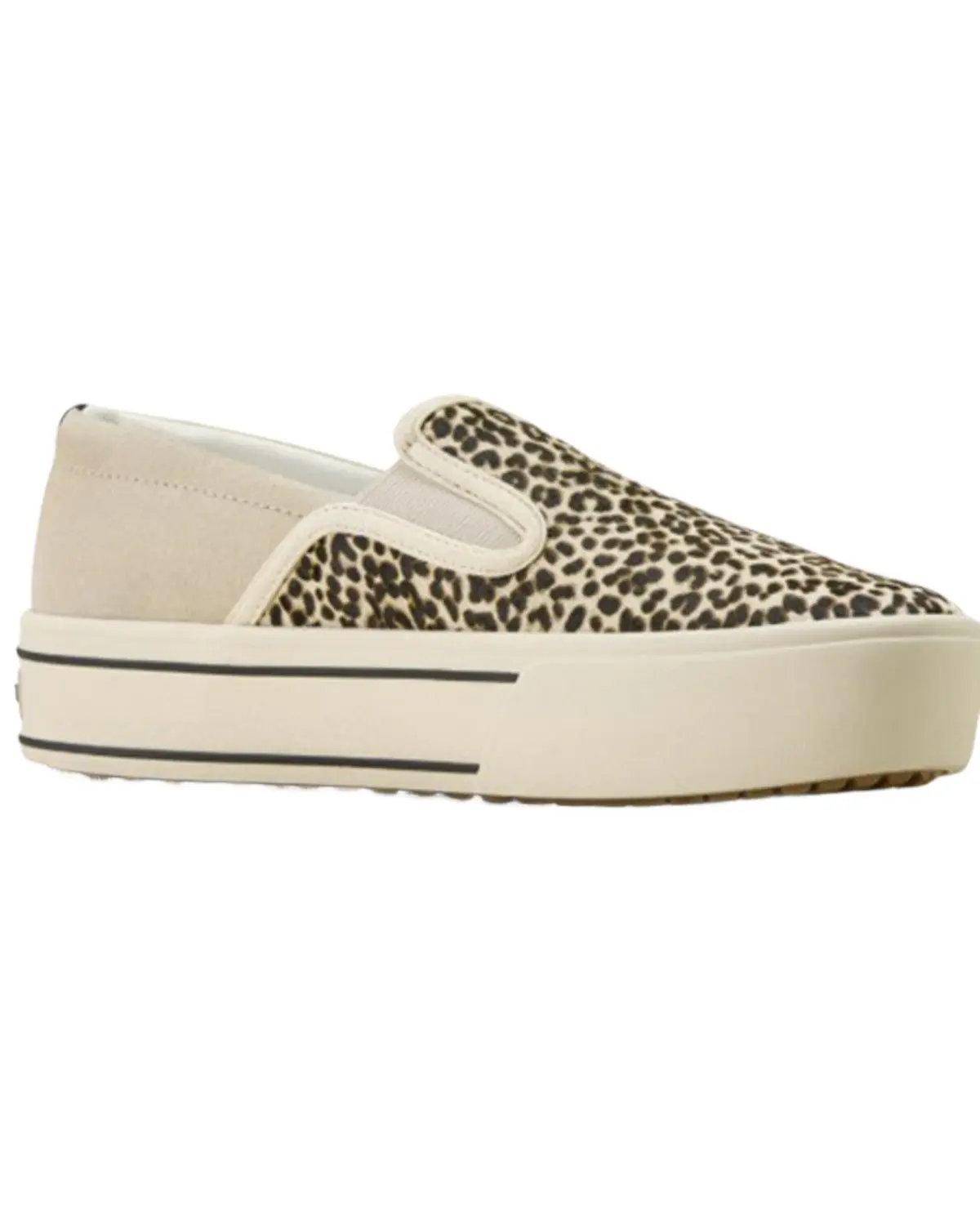 Ariat Women's Women'S Skylar Leopard Print Hair-On Slip-On Casual Shoes - 10074363