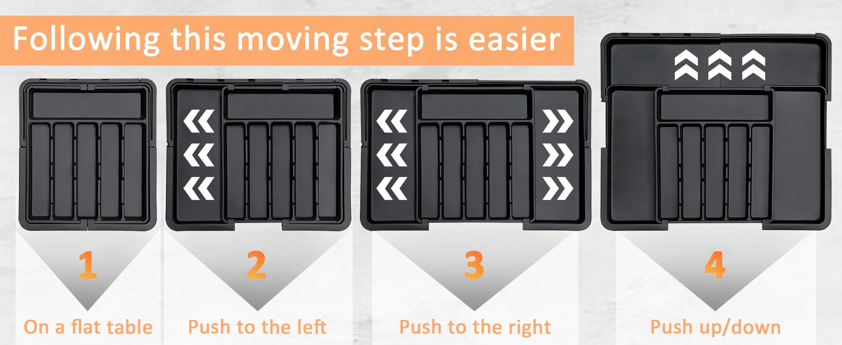 【SUHOPE】【Holiday Deal】Silverware Organizer Expandable Kitchen Utensil Drawer Organizer with 9 Compartment Large Cutlery Organizer Tray for Forks Knives 13" - 22"W ,14.5" - 19"L 【SUHOPE】【Holiday Deal】Silverware Organizer Expandable Kitchen Utensil Drawer Organizer with 9 Compartment Large Cutlery Organizer Tray for Forks Knives 13" - 22"W ,14.5" - 19"L