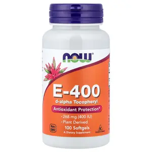 NOW Foods E-400, 268 mg (400 IU), 100 Softgels