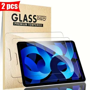 2-piece set of tempered glass film with anti fingerprint explosion protection for iPad Air4/Air5 2020/2022 10.9-inch model A2324 A2588 A2589