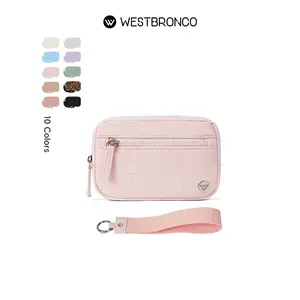 【Valentine's Day Gift】WESTBRONCO RFID Puffer Wristlet 2026 Spring Trendy eco Friendly Wallet for Women with ID Pocket Fashion Purse Card Holder Phone RFID Blocking Pouch Compact Daily Use Gift for her TikTokShopJumpstartSale