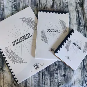 trio bundle Blank Page Journal Plastic Binding Comb - Ideal for Note-Taking and Organizing