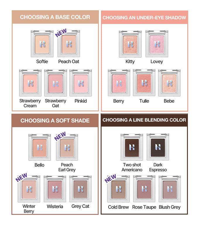 [Holika Holika] My Fave Multi Palette Case (4-Pan/8-Pan) — Make Your Own Palette Filled With Your Tastes