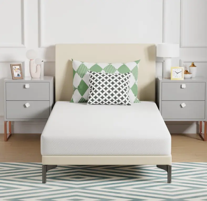 BestOffice 5/6/8/10/12/14 Inch Memory Foam Mattress Medium-Firm Mattress for Pressure Relief & Cooler Sleep Gel Memory Foam Mattress Bed in a Box CertiPUR-US Twin/Full/Queen/King Mattress for Soundly Sleep