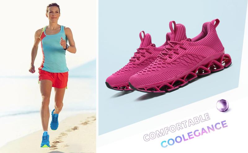 Womens Running Shoes Blade Tennis Walking Fashion Sneakers,Women's Sporty Solid RoundToe Laces Trainers, Casual Versatile Outdoor Walking Sports Shoes Closed Training Runner Footwear Walking Shoes