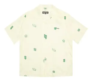 Sinclair Global Legal Tender Vacation Short Sleeve Button Up Shirt Natural