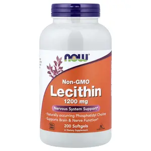NOW Foods Lecithin, 200 Softgels