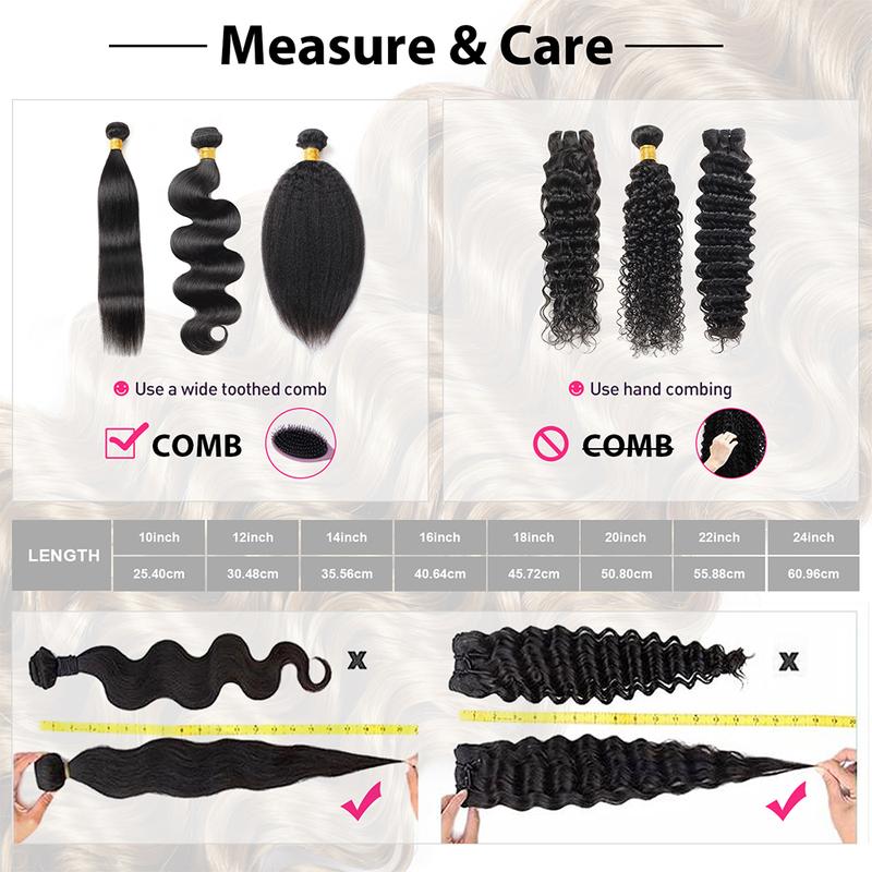 Loose Wave Human Hair Bundle with Closure Brazilian Virgin Hair Loose Wave Bundles Human Hair 3/4 Bundles with 4×4 Lace Closure