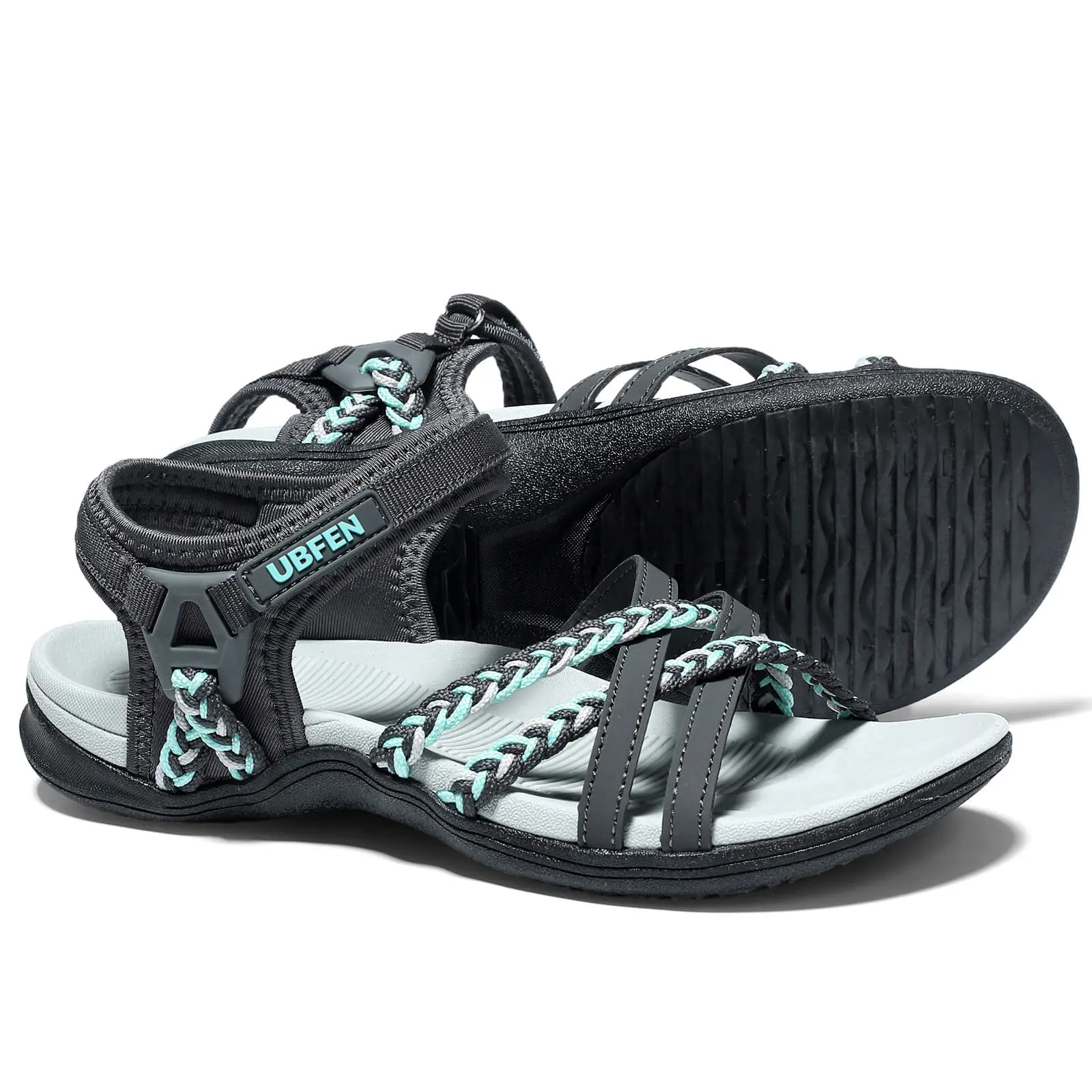 UBFEN Women's Hiking Sandals - Adjustable Straps, Arch Support, Lightweight Open Toed for Summer Walking, Back to School Use, Sandals Women, Women's Sandals,back to school,back to school haul