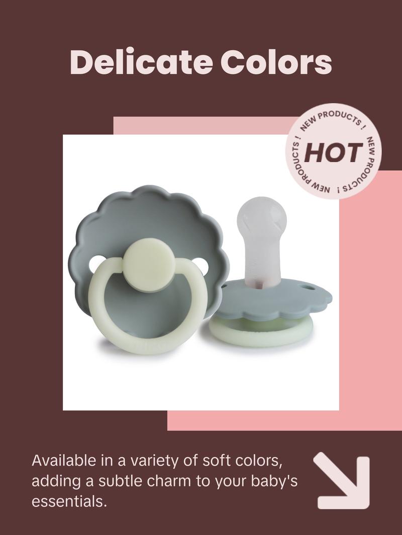 FRIGG Daisy Silicone Pacifier 2-Pack | Limited Edition