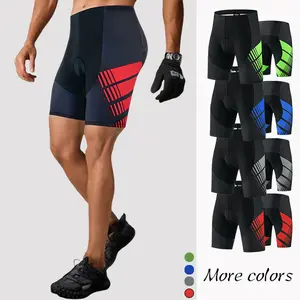 1-Pack - Men's Silicone-Lined Cycling Shorts (Trendy Prints, Quick-Dry Breathable, Stretch Fit, UPF 50+ Sun Protection, Cycling)