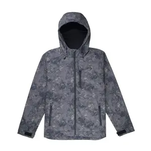 Aftco Reaper Tactical Zip Up Jacket Charcoal Acid Camo