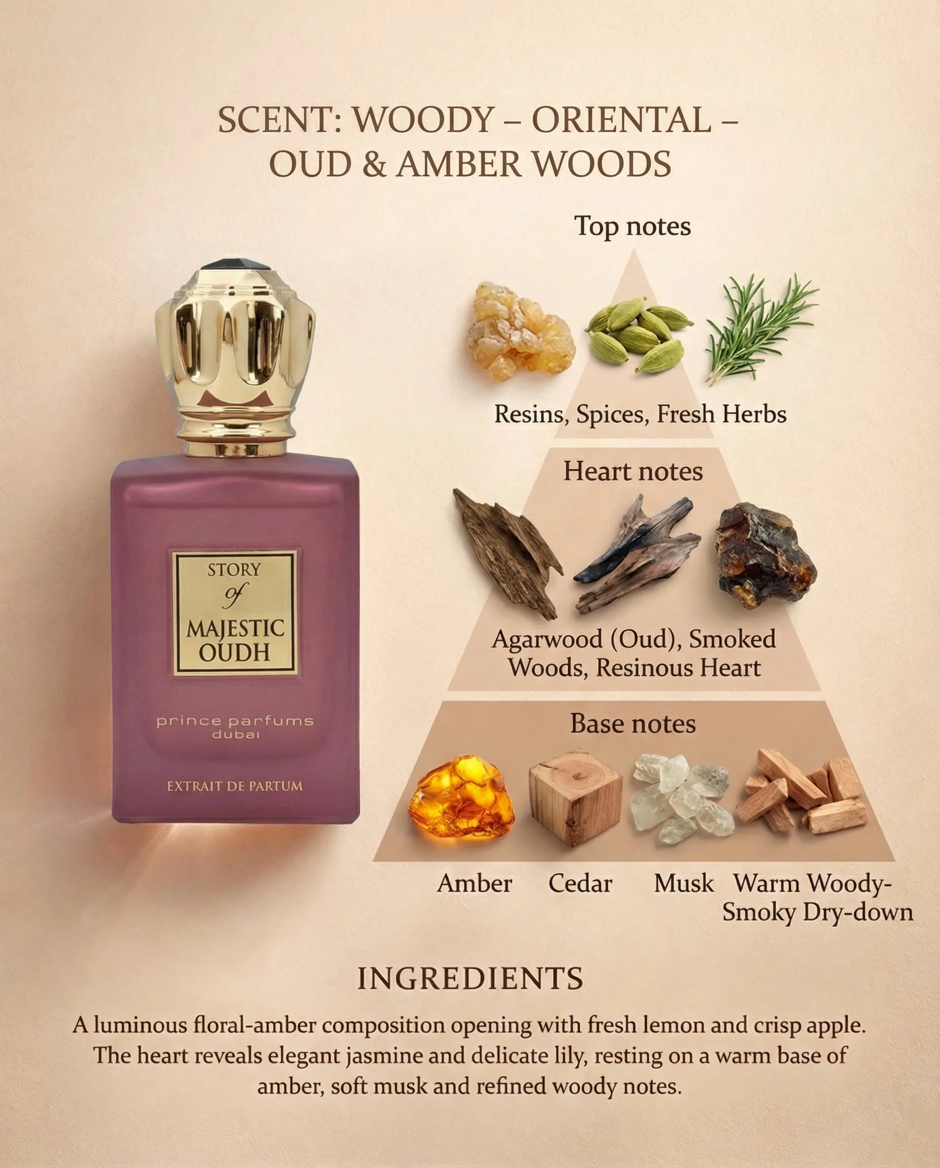 Majestic Oud 100ml/3.4oz Unisex Extrait de Parfum - TikTok Shop