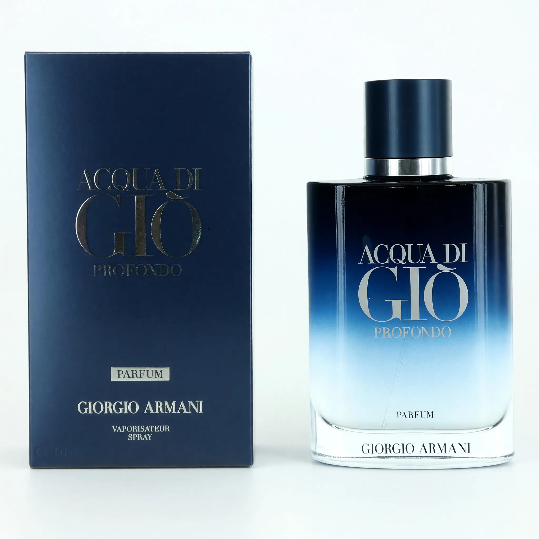 Acqua Di Gio Profondo by Giorgio Armani, 3.4 oz Parfum Spray for Men, Rosemary, Intense Eau De Parfum Men's Fragrance, Citrus Men's Fragrance