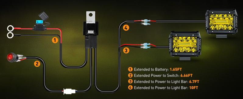 NAOEVO 4 Inch LED Pod Lights, Small LED Light Bar with 2 Leads Wiring Harness, LED Cube Work Lights for Truck Boat ATV UTV, 2 Pcs NAOEVO 4 Inch LED Pod Lights, Small LED Light Bar with 2 Leads Wiring Harness, LED Cube Work Lights for Truck Boat ATV UTV, 2 Pcs