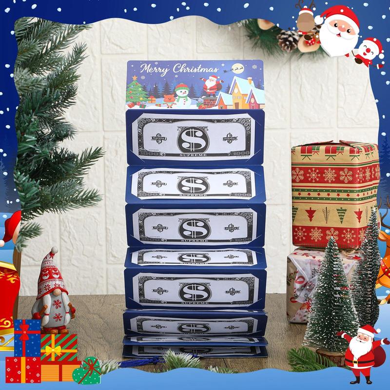 Christmas Clearance Sale Christmas Money Holders Cash Gift Envelope with 10 Slots Santa Snowmen Pattern DIY Christmas Gift Ideas Xmas Gift Card Holder for Family Friend,Christmas Valentine's Day Thanksgiving Day Anniversary Surprise Gift