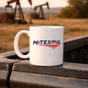 (Sale up to 55% + Freeship) MTEX Oil Ceramic Mug, Oilfield TV Show Fan Mug, Novelty Oil Company Mug 11oz 15oz