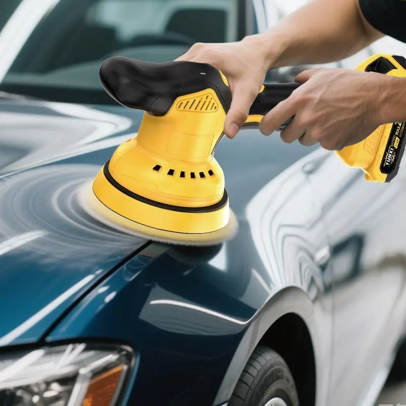 YUNXI cordless polisher 3-in-1 Electric Orbital Sander Tool Speeds Adjustable Dust Collection Sandpapers For Wood Home Improvement DIY Projects Gift Buffing Machine Springtok Portable Polishing buffer polisher car