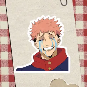 Jujutsu Kaisen Itadori Yuji Sticker – Anime Vinyl Laptop Decal