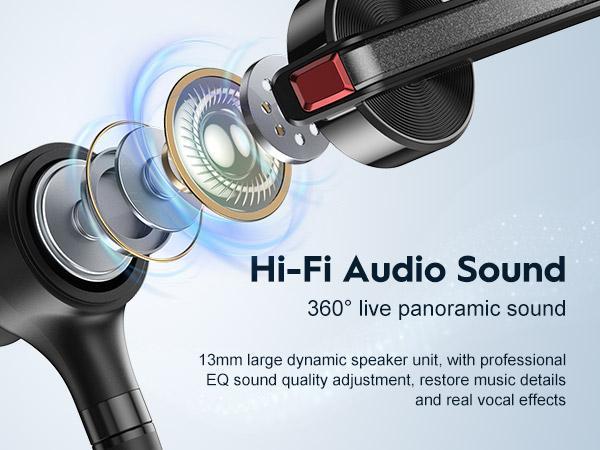 M51 Bee Bluetooth Headset V5.2 with Dual Microphones, 80 Hours Playback Time, 500mAh Charging Box, Suitable for Office and Driving, Truck Drivers