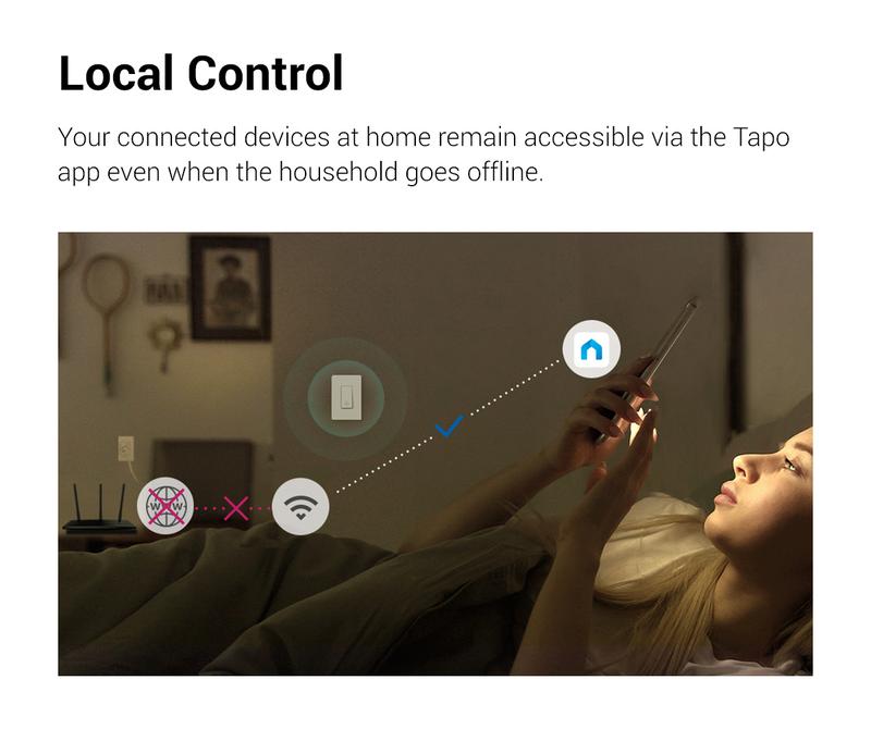 Tapo S500 (4-Pack) – Single-Pole Smart Light Switch | Matter-Ready* | Works with Alexa, Google & Samsung Bixby | App & Voice Control | Scheduling & Away Mode | Neutral Wire Required | UL Certified | 2.4 GHz Wi-Fi | No Hub Needed Tapo S500 (4-Pack) – Single-Pole Smart Light Switch | Matter-Ready* | Works with Alexa, Google & Samsung Bixby | App & Voice Control | Scheduling & Away Mode | Neutral Wire Required | UL Certified | 2.4 GHz Wi-Fi | No Hub Needed