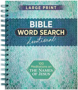100 Meditations on the Names of Jesus: Word Search Devotional