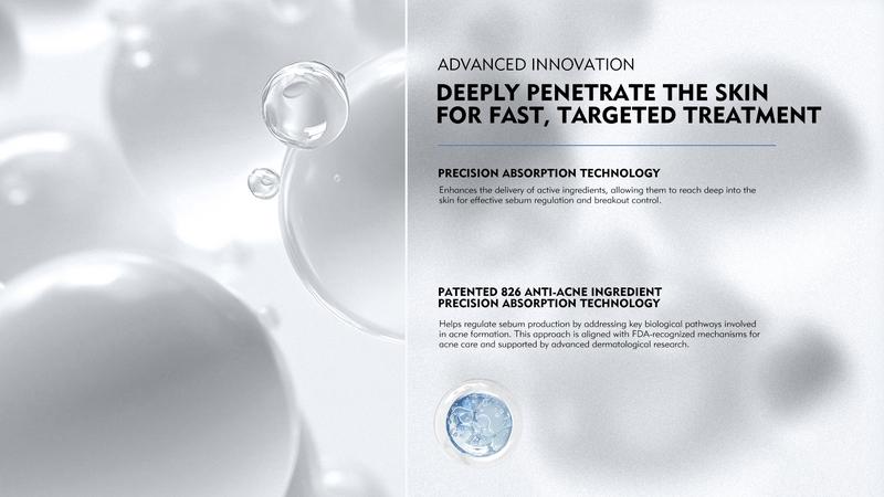 KOSHINÉ KX-826 Anti-Acne Gel | Advanced Skincare for Clearer, Balanced Skin Suitable for Men and Women(50ml))