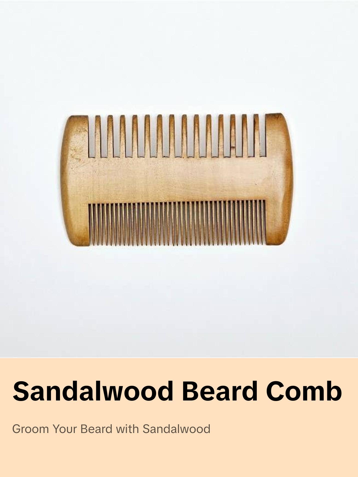 Sandalwood Beard Comb