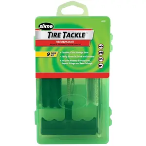 Slime T-Handle Tire Tackle Kit for Flat Tire Repair, 9Pc - 20133 Illinois Tool Works Inc.