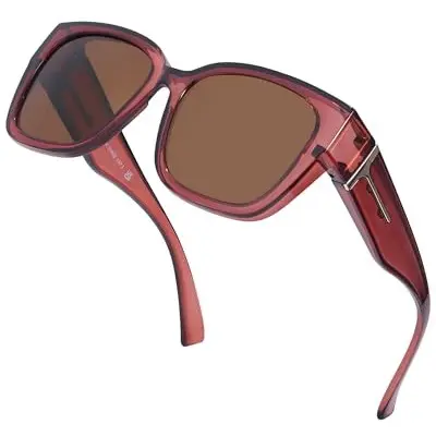 transparent red frame  / tea lens