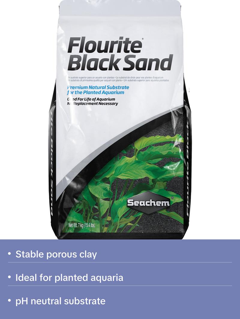 Seachem Black Flourite Sand (7 kg)