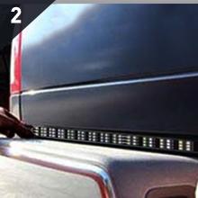 Nilight Truck Tailgate Bar 60" Triple Row 504 LED Strip with Red Brake White Reverse Sequential Amber Turning Signals Strobe Lights for Enhanced Visibility dealsforyoudays headliner star truckled