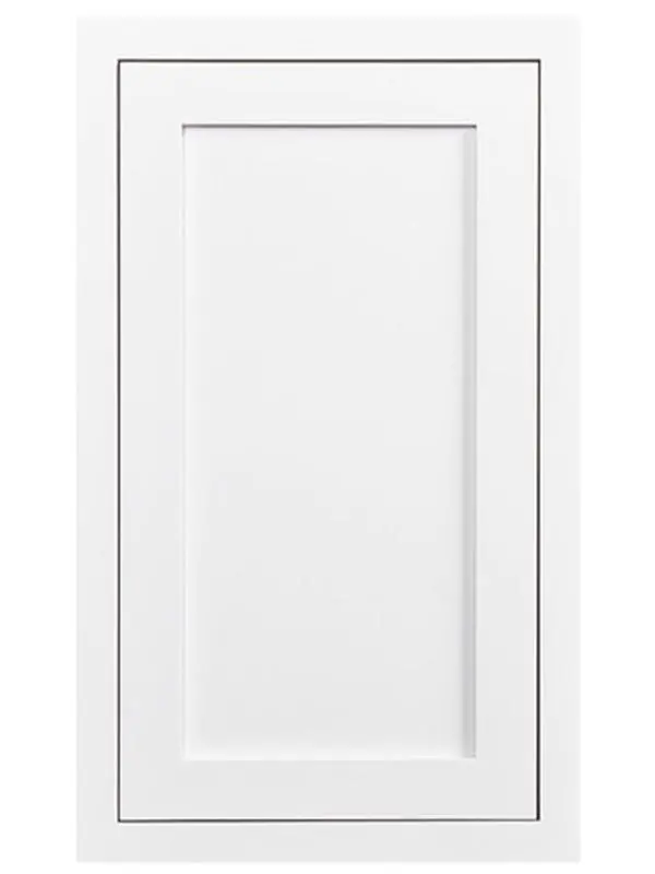 Snow White Inset Kitchen Cabinet Sample Door