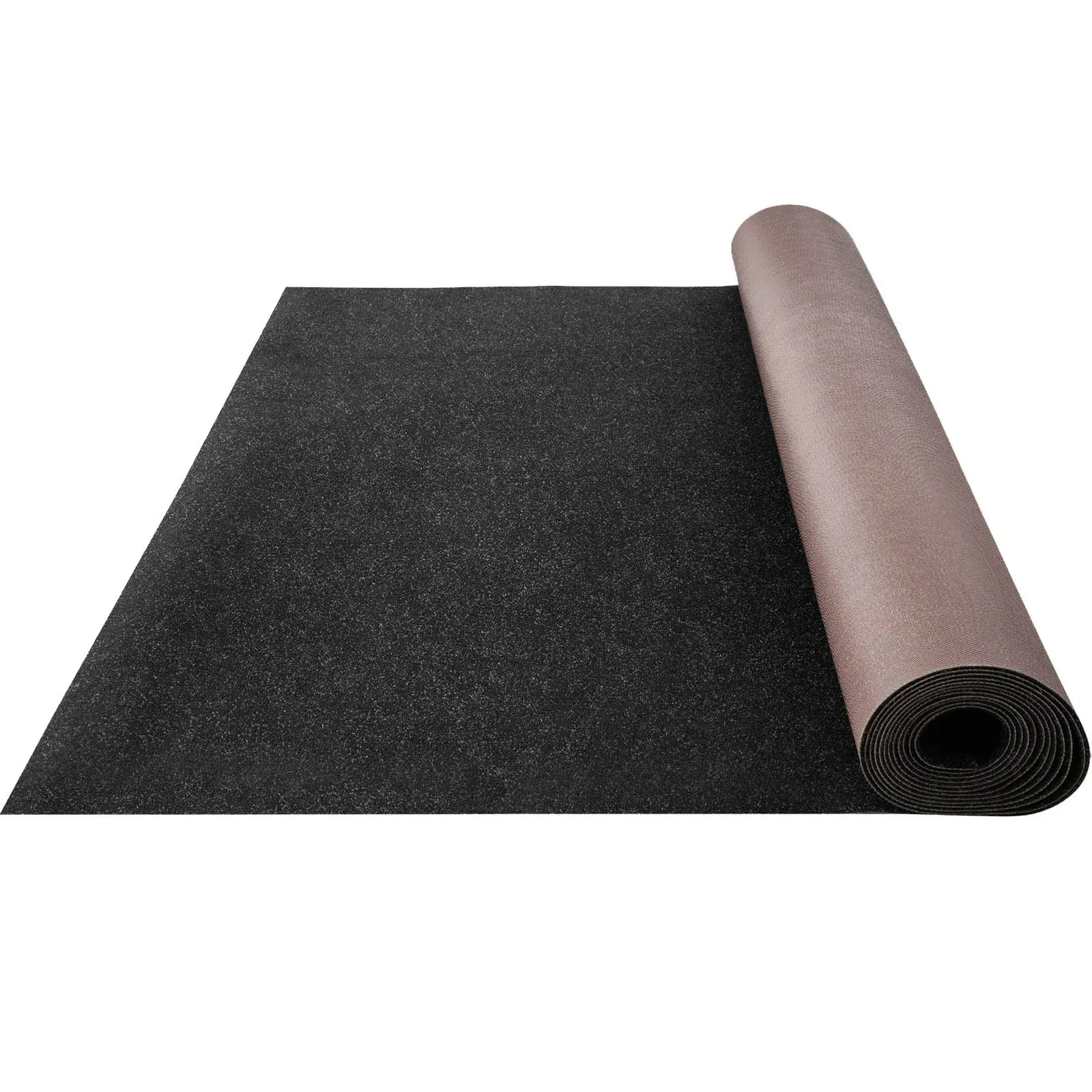 Marine Grade Boat Carpet - 18 ft x 6 ft Waterproof Black Carpet, Non-Slip Marine Backing, Cut-to-Fit Design for Boats, Patios, Easy-Clean Indoor-Outdoor Hardware Flooring