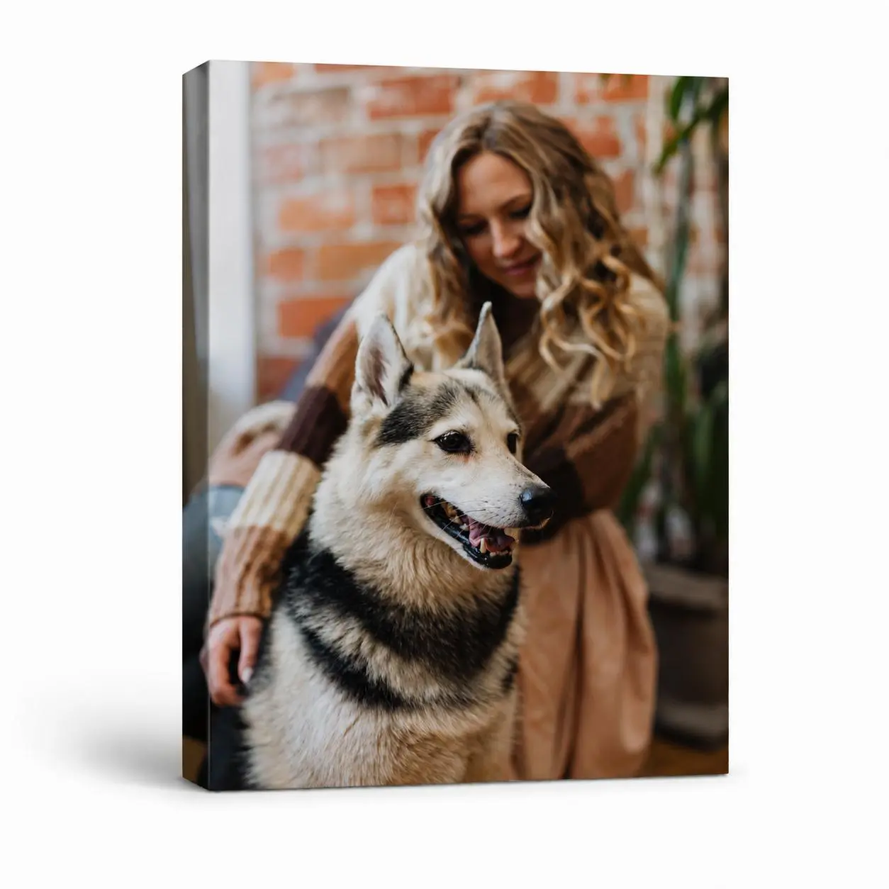 Premium Personalized Custom Photo Canvas Prints, Framed Wall Art with HD Digital Printing for Family Portraits, Pet Portraits, Wedding Memories, Home Decor & Keepsake Gifts