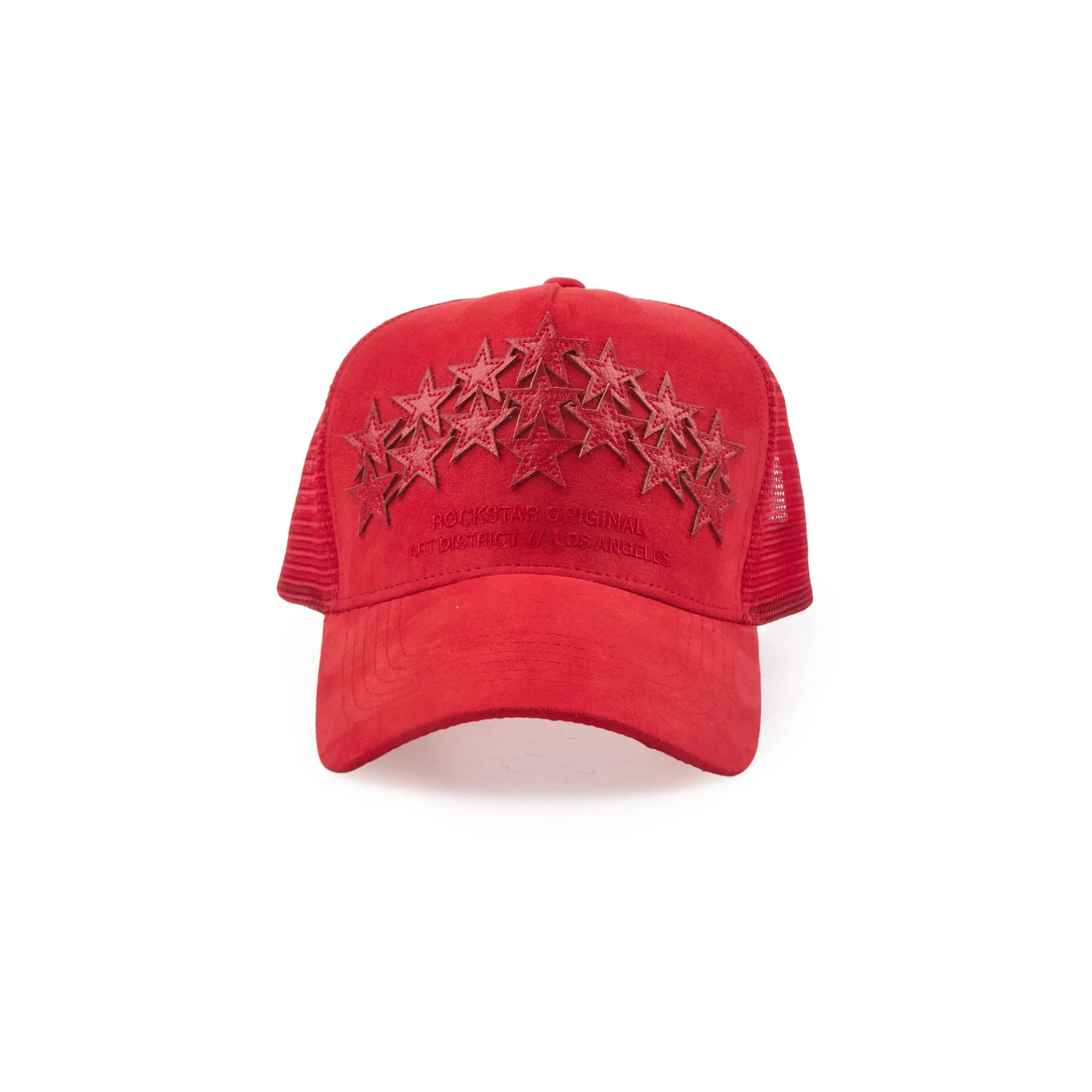 Kurve Red Rhinestone Trucker Hat