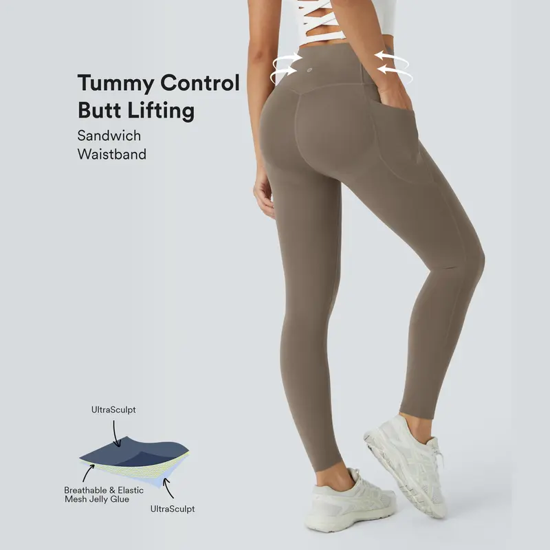 Halara UltraSculpt High Waisted Butt Lifting Tummy Control Pocket Shaping Workout Leggings #TikTokShopHolidayHaul