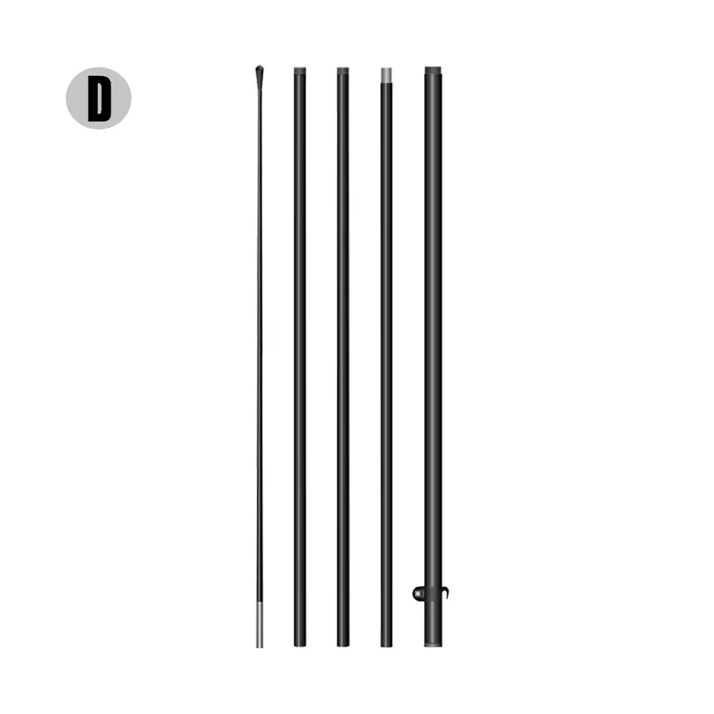 13.5ft Extra Tall Feather Flag Pole Only, Heavy Duty Fiberglass & Aluminum Flagpole Kit for 13.45x2.6ft Banners, Commercial Grade Advertising Sign Pole for Wind Resistance, Tool-Free Setup, No Base No Flag