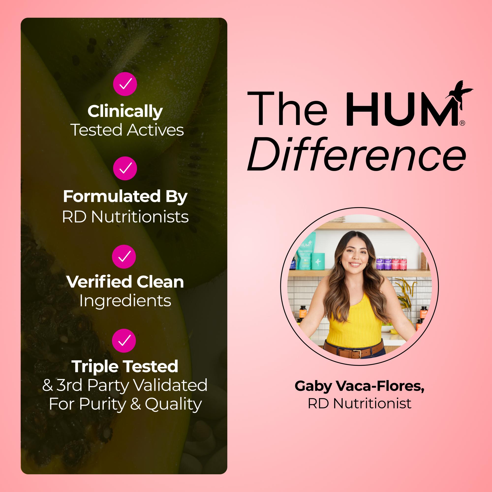 HUM Red Carpet Hair & Nails Formula, 60 Vegetarian Softgels