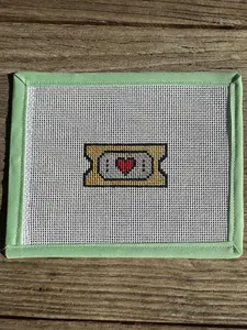 Golden Love Ticket Canvas
