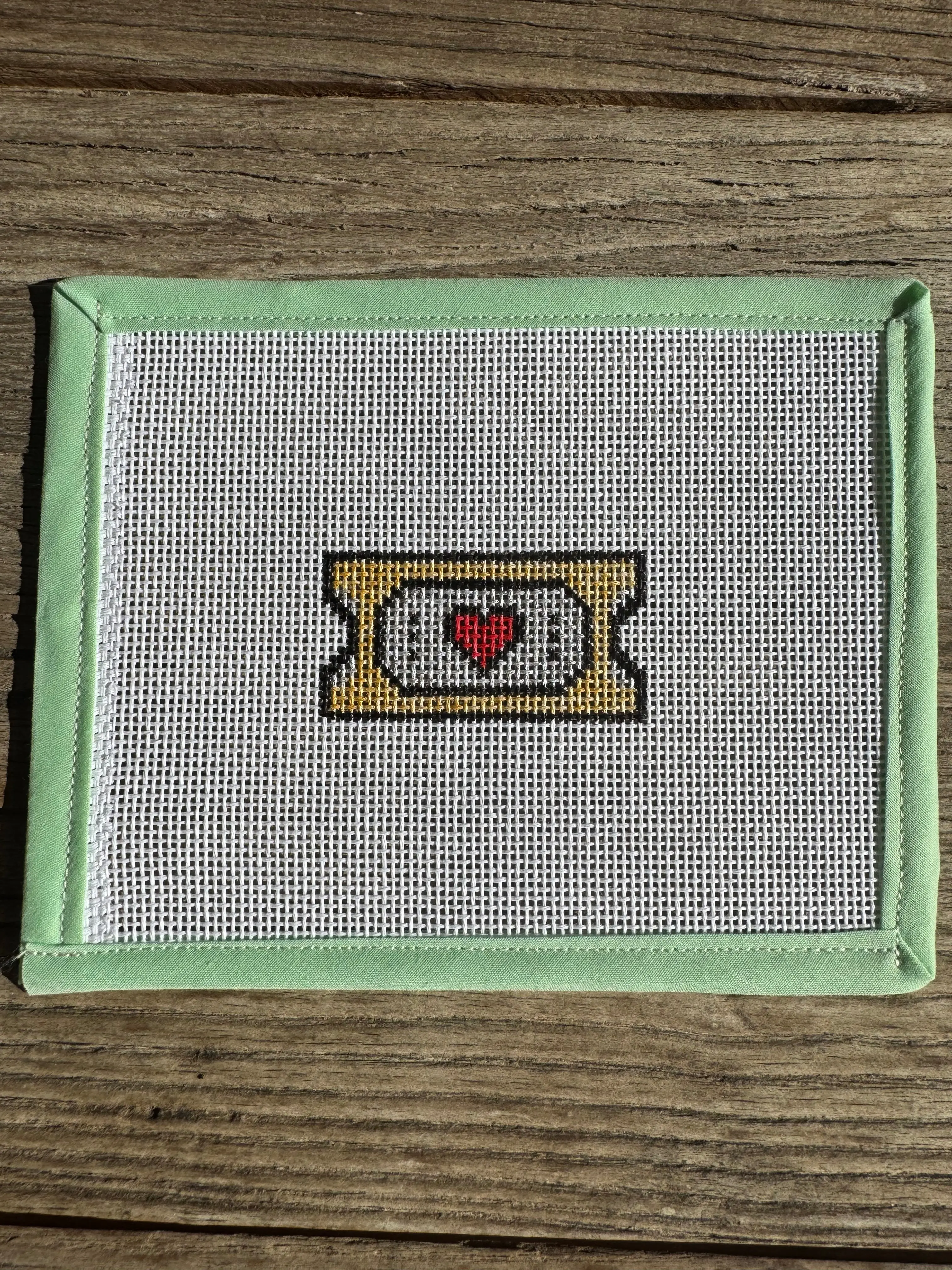 Golden Love Ticket Canvas