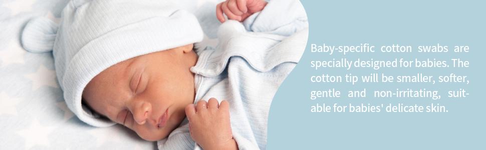 Pigeon Baby Sticky Cotton Swabs 50pcs 2 Pack Soft Gentle Natural Cotton Balls Japanese Baby Care Brand Mom’s Choice