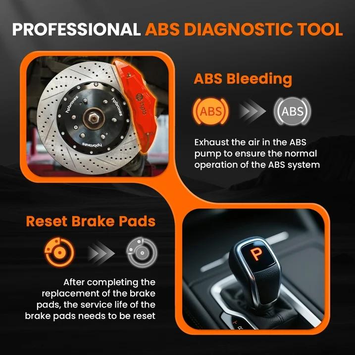 ANCEL AD710 ABS SRS OBD2 Scanner Automotive Scan Tool with ABS Bleeding, EPB Reset, Battery Test, Live Data, Full OBD2 Modes, Car Code Reader Diagnostic Tool ANCEL AD710 ABS SRS OBD2 Scanner Automotive Scan Tool with ABS Bleeding, EPB Reset, Battery Test, Live Data, Full OBD2 Modes, Car Code Reader Diagnostic Tool