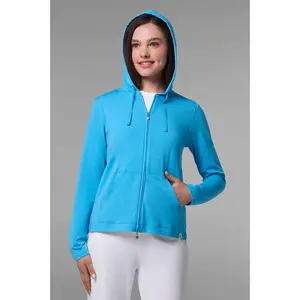 Women's Seaside Zip-Up Hoodie | Malibu Blue