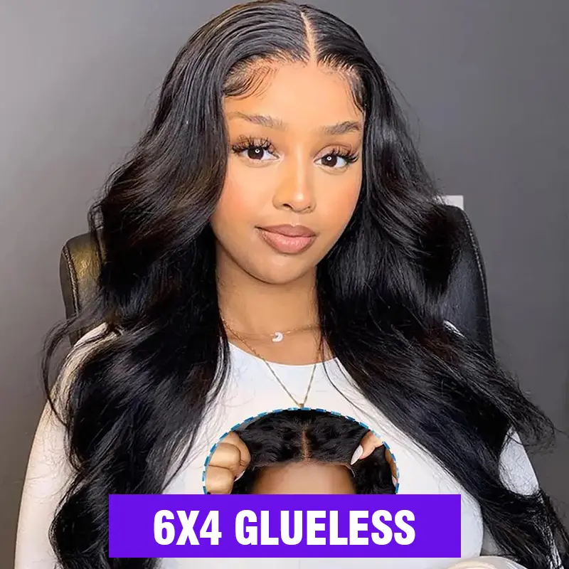 6x4 body wave wig