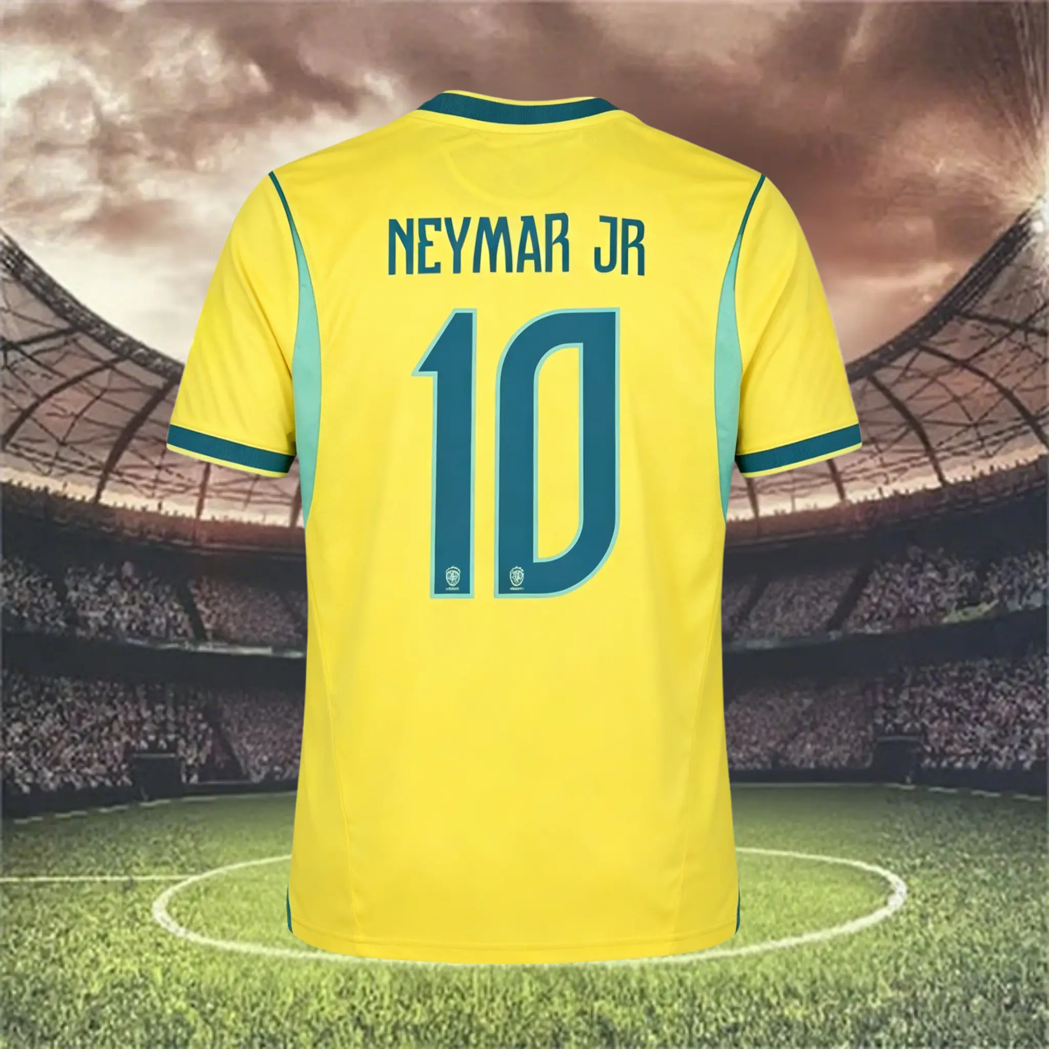 2026 Yellow Neymar No. 10 Home Short-Sleeve Soccer Jersey