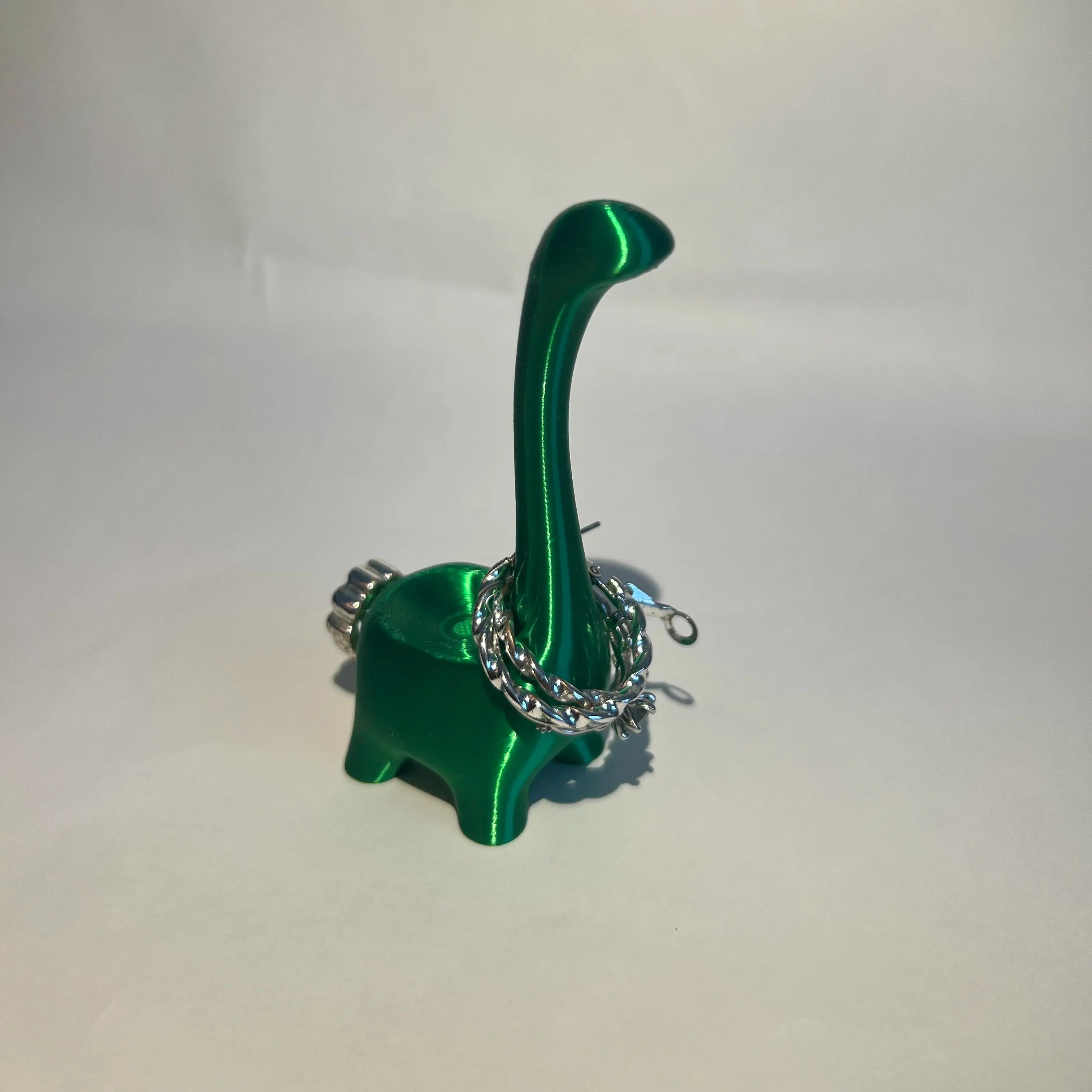 Cute Dinosaur Jewelry Holder – 3D Printed Ring, Earring & Necklace Organizer