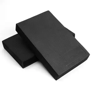 Strongtek 2-in-1 Balance Foam Pad - Black Double Pads for Yoga Fitness & Stability Training - Enhanced Stability for Core Strength & Balance - Exercise Mat